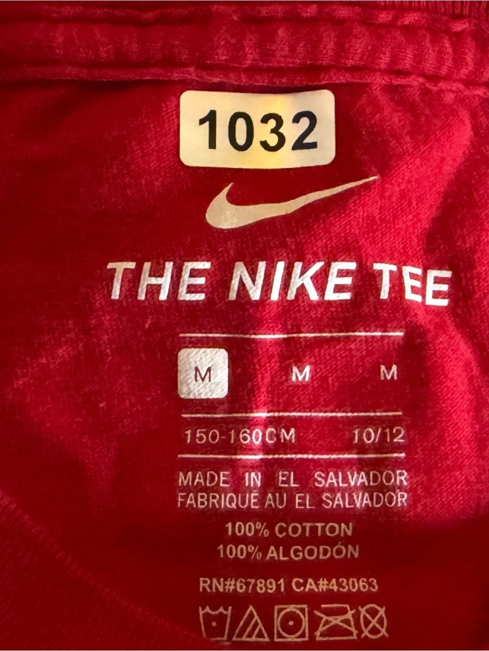 Nike number 150 light